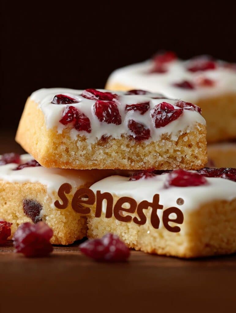 Cranberry Shortbread Cookies