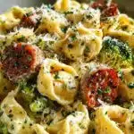 Creamy Garlic Parmesan Tortellini