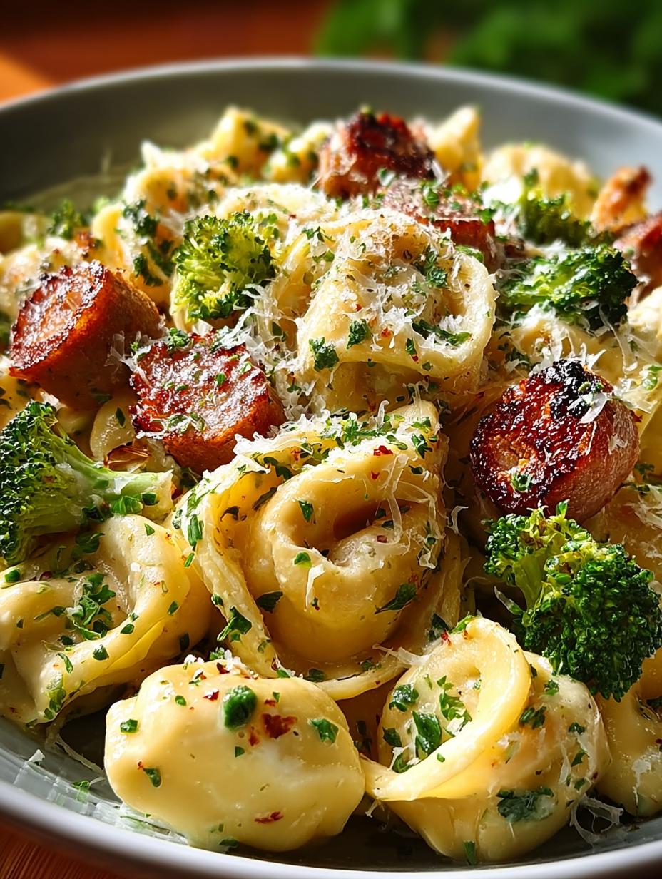 Creamy Garlic Parmesan Tortellini: 5 Irresistible Ways to Enjoy - Creamy Garlic Parmesan Tortellini - additional detail
