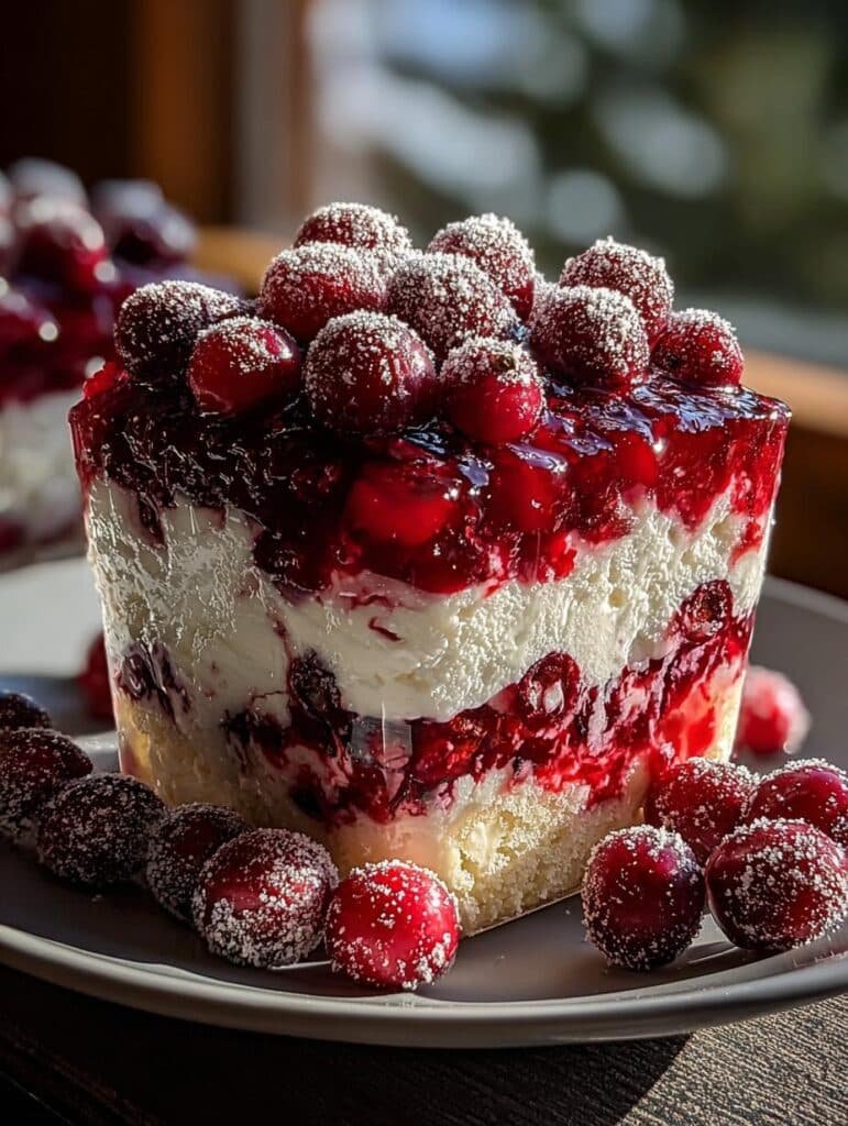 Festive Christmas Cranberry Poke