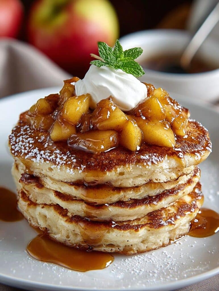 Fluffy Spiced Pancakes with