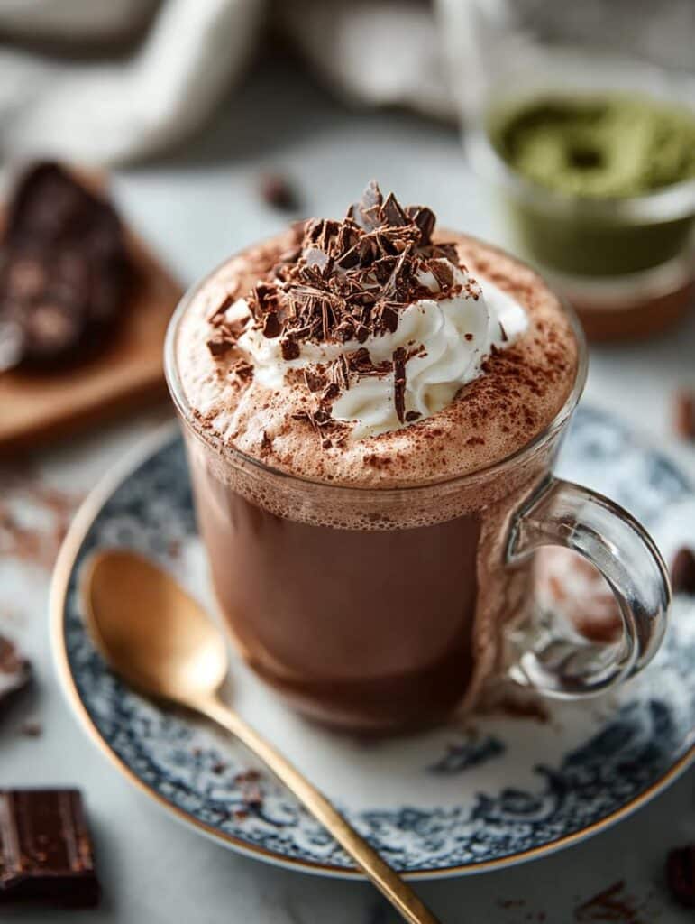 Hojicha Hot Chocolate