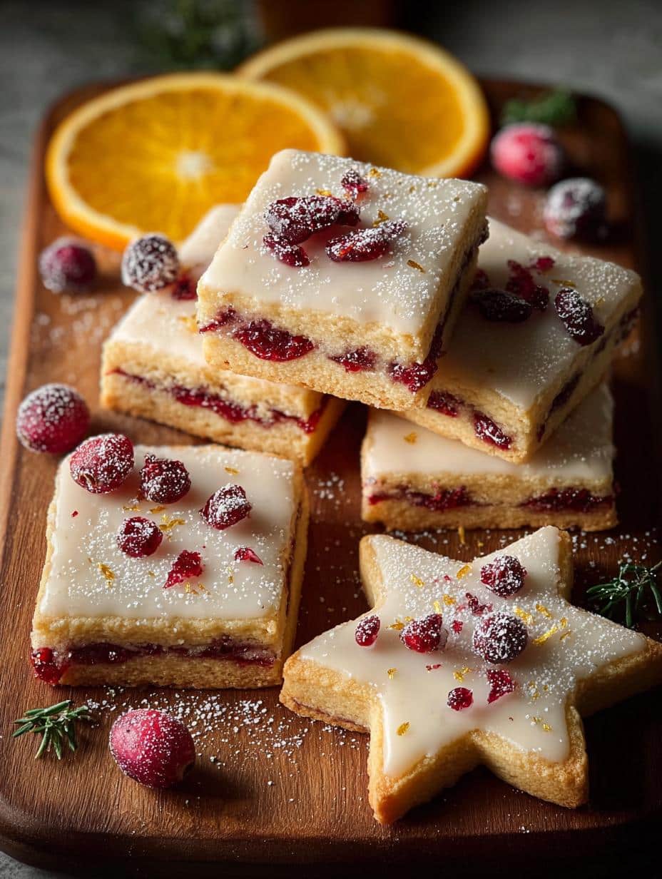 Irresistible Cranberry Orange Shortbread Delight - Irresistible Cranberry Orange Shortbread - additional detail