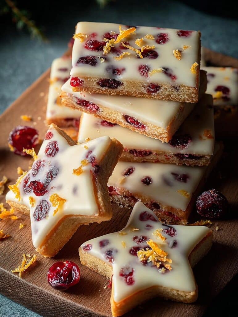 Irresistible Cranberry Orange Shortbread