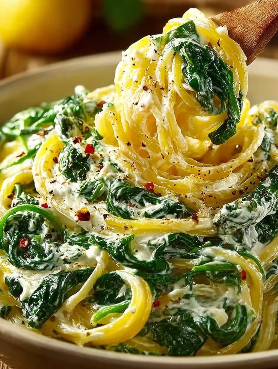 Lemon Ricotta Pasta Spinach: 5 Simple Steps to Delight - Lemon Ricotta Pasta Spinach - main visual representation