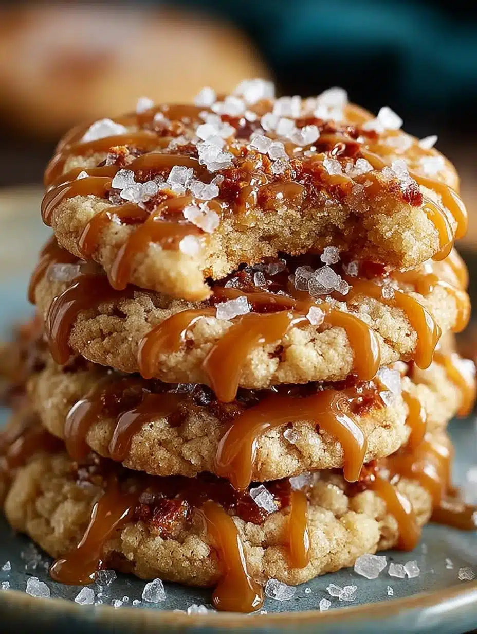 Salted Caramel Crunch Cookies