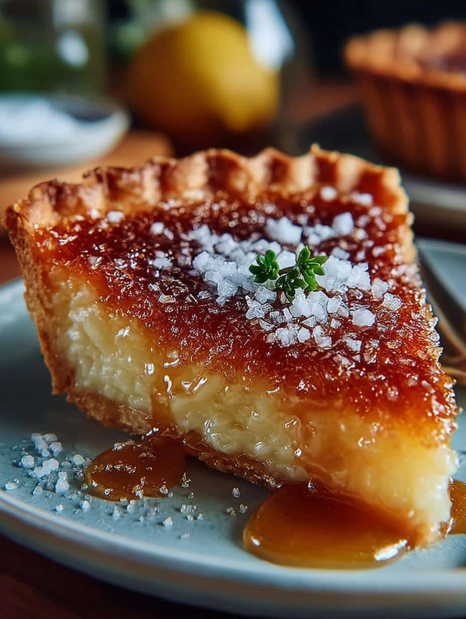 Delicious Salted Honey Pie Recipe for Sweet Moments - Salted Honey Pie - additional detail