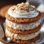 Spiced Eggnog Oatmeal Cream