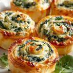Spinach Dip Pinwheels