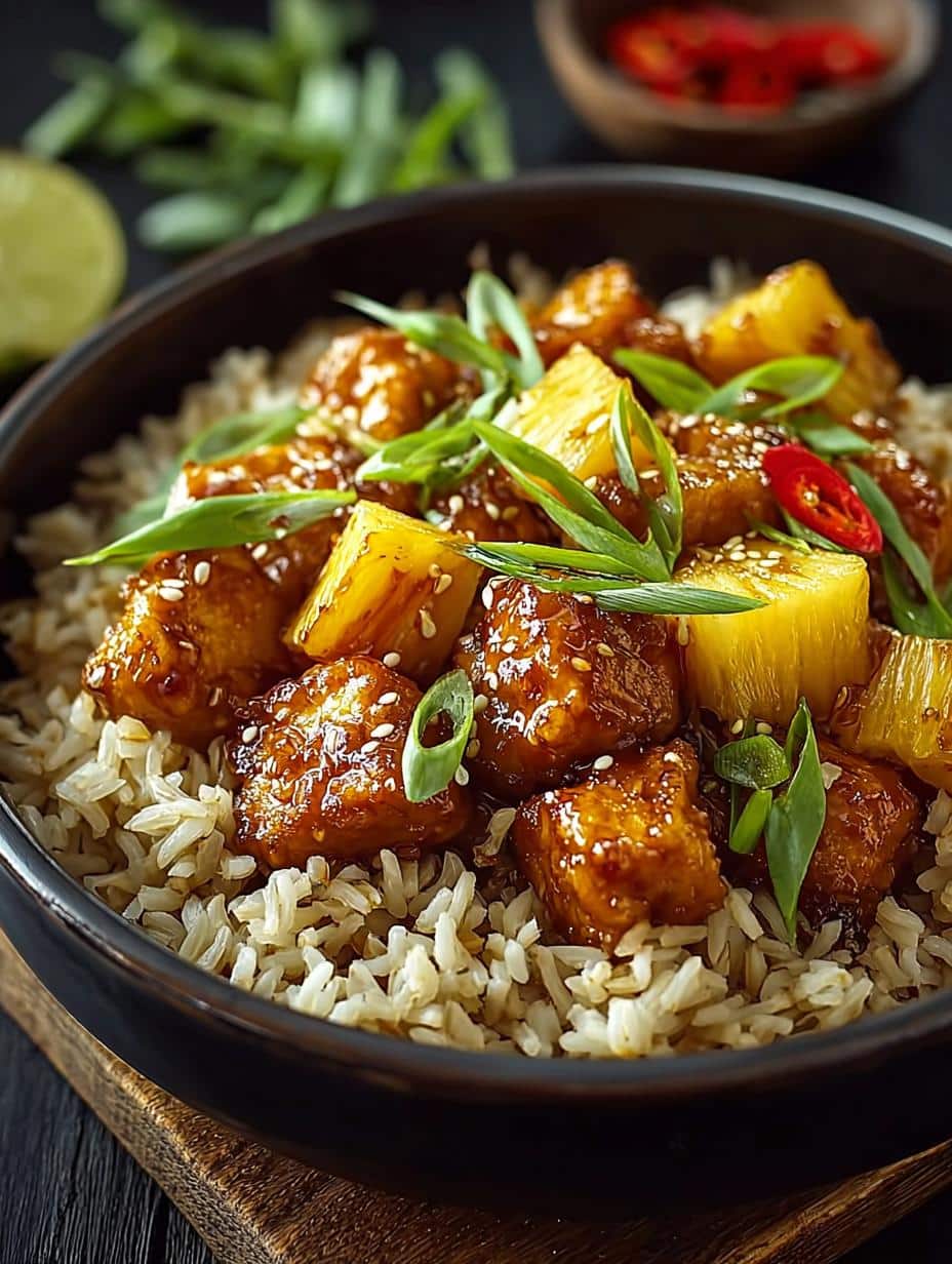 Sweet Sour Pineapple Chicken: 30-Minute Tropical Delight - Sweet Sour Pineapple Chicken - additional detail