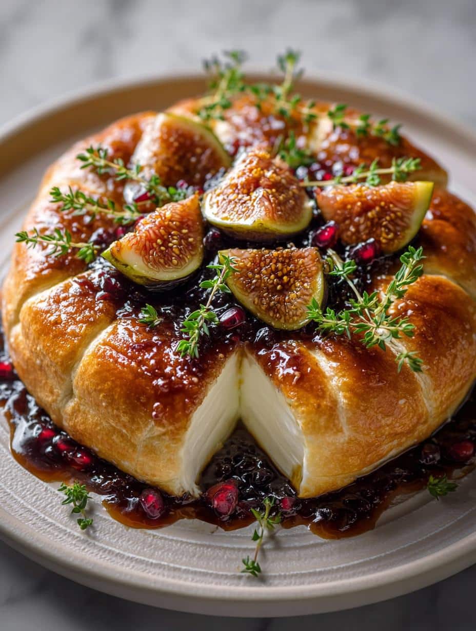 Delicious Air Fryer Baked Brie in a Bread Bowl - Air Fryer Baked Brie - main visual representation