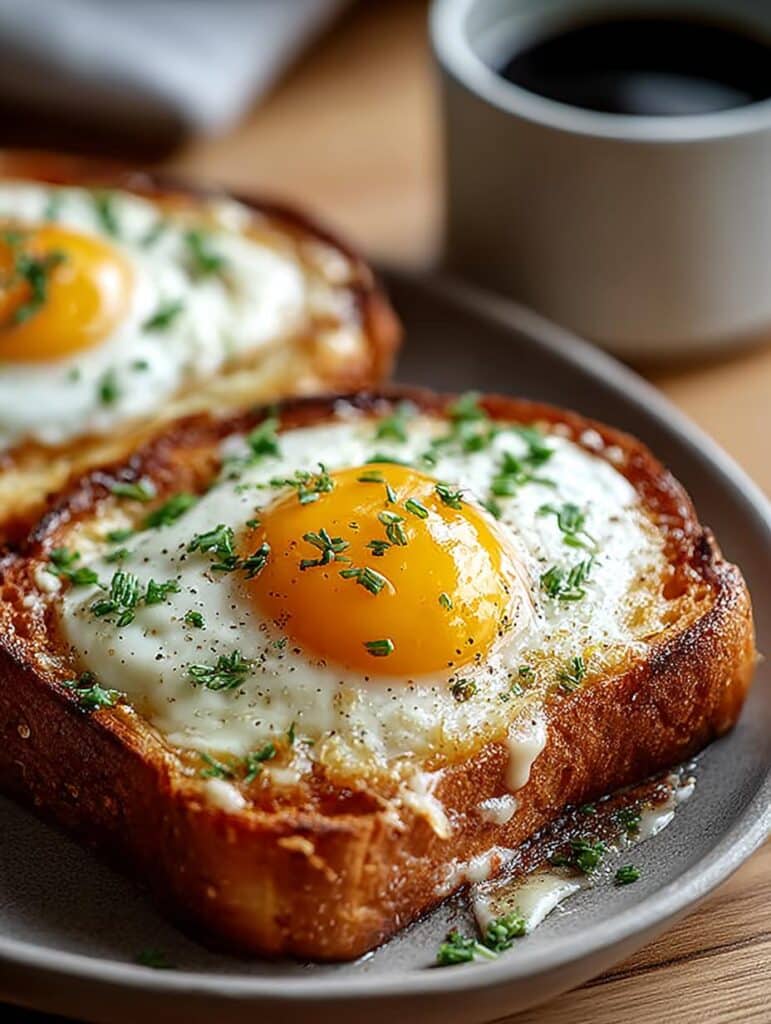 Air Fryer Egg Toast