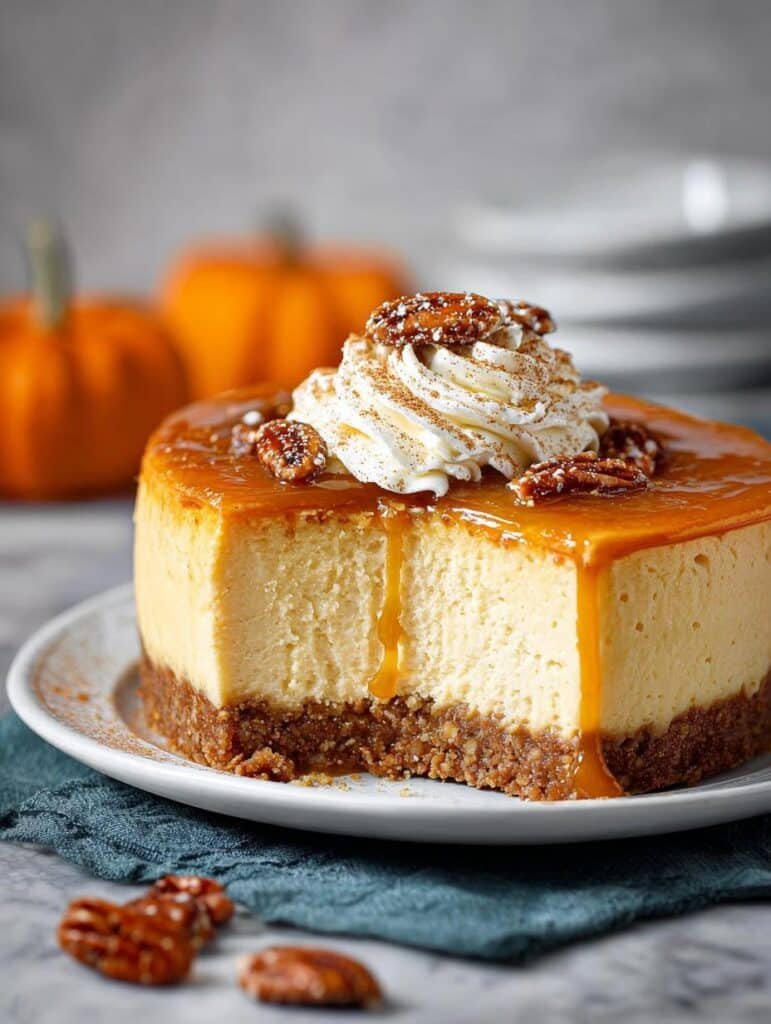 Bake Pumpkin Cheesecake with