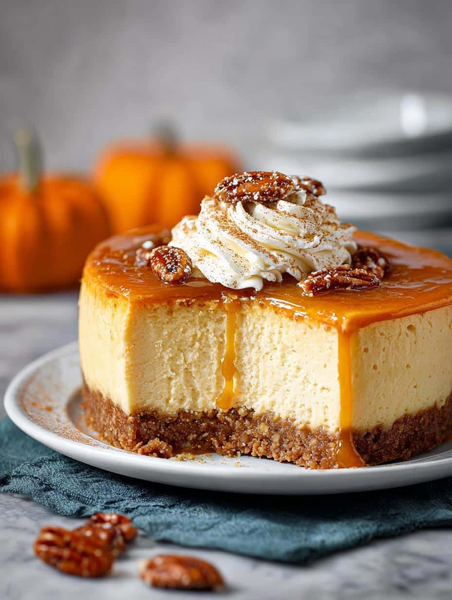 Bake Pumpkin Cheesecake with