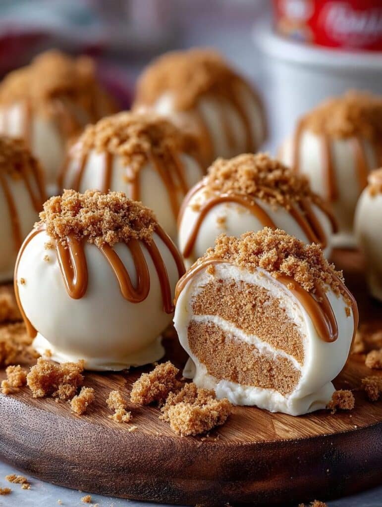 Biscoff Truffles with White