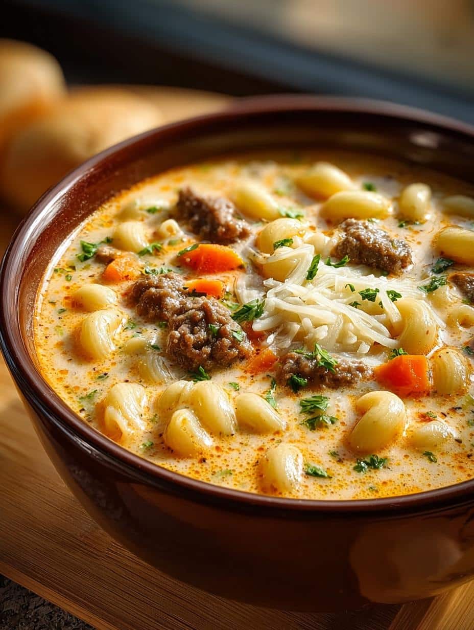 Cheeseburger Macaroni Soup Comfort: 7 Easy Steps to Delight - Cheeseburger Macaroni Soup Comfort - additional detail