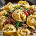 Cheesesteak Tortellini Creamy Provolone