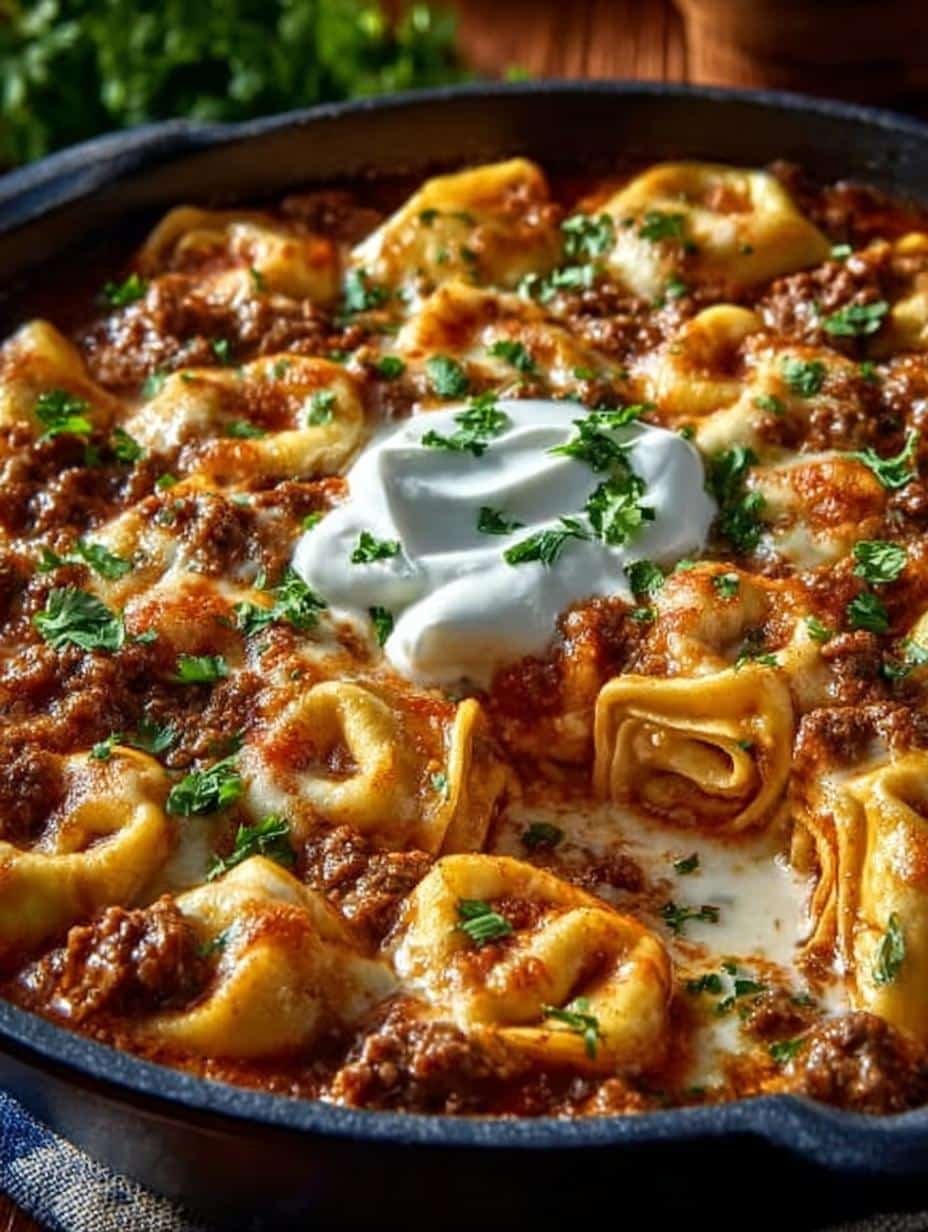 Cheesy Beef Enchilada Tortellini: 7 Irresistible Recipes - Cheesy Beef Enchilada Tortellini - main visual representation