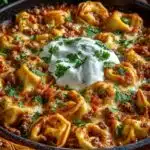Cheesy Beef Enchilada Tortellini