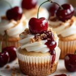 Cherry Cheesecake Cupcakes