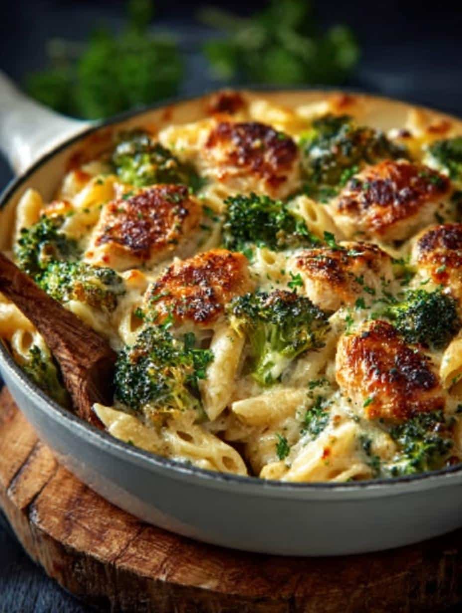Chicken Broccoli Pasta Bake