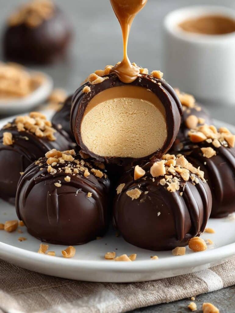 Chocolate Dipped Peanut Butter