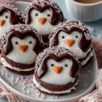 Chocolate Penguin Cookies