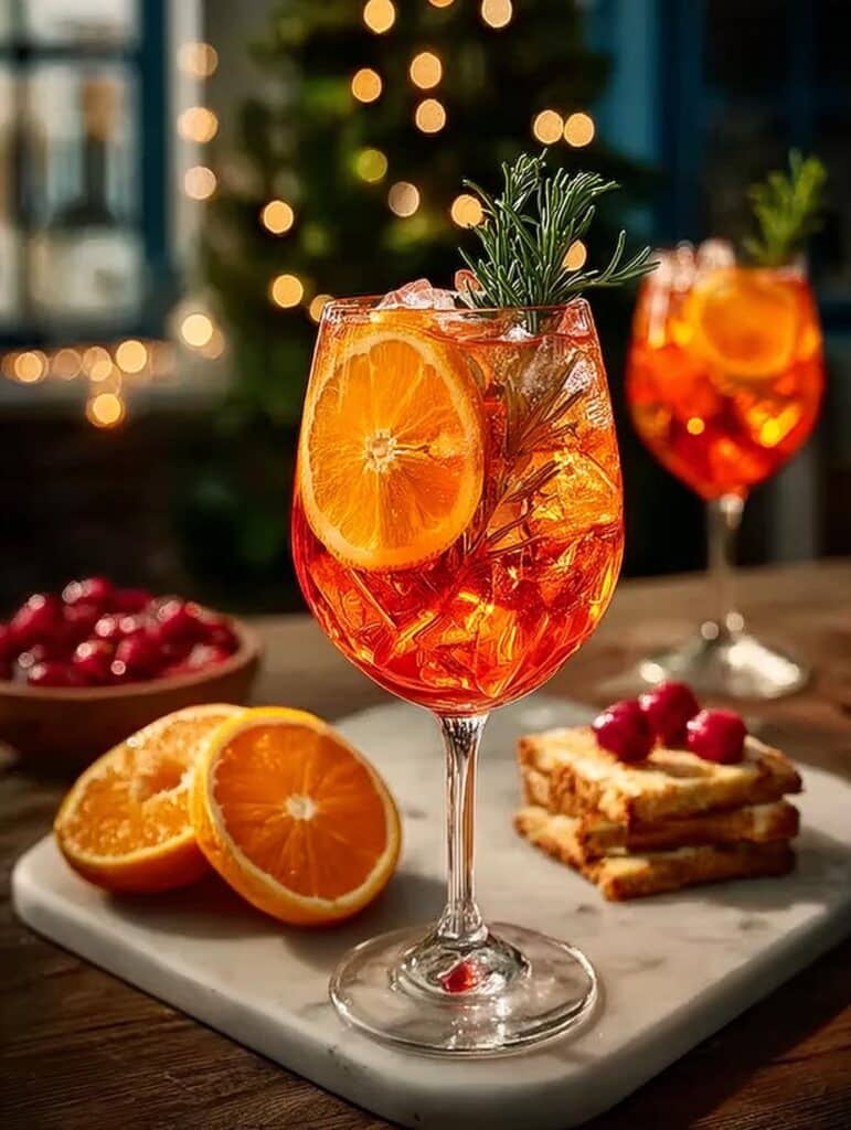 Christmas Aperol Spritz