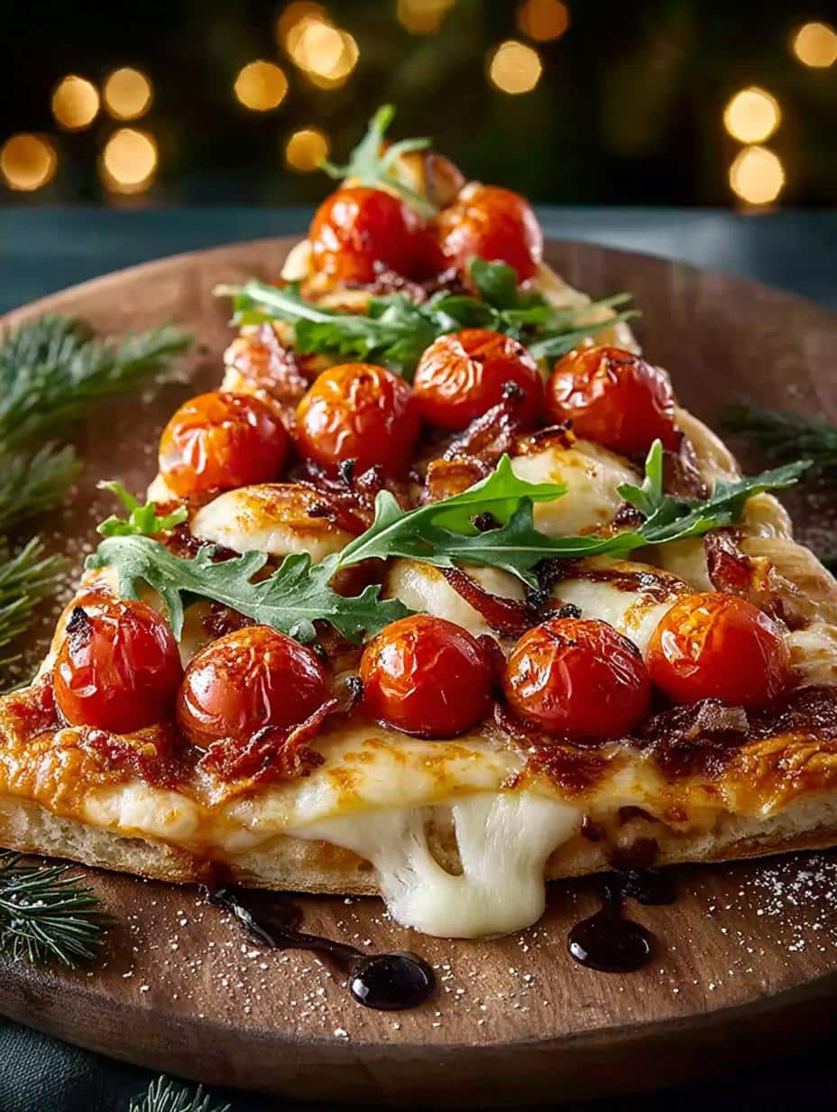 Christmas Tree Pizza
