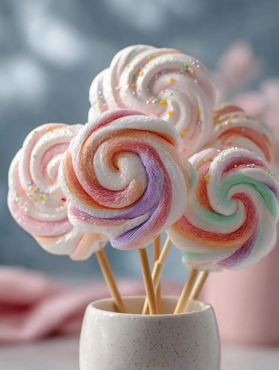 Colorful Meringue Lollipops: 12 Whimsical Treats - Colorful Meringue Lollipops - additional detail