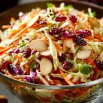 Cranberry Almond Thanksgiving Slaw
