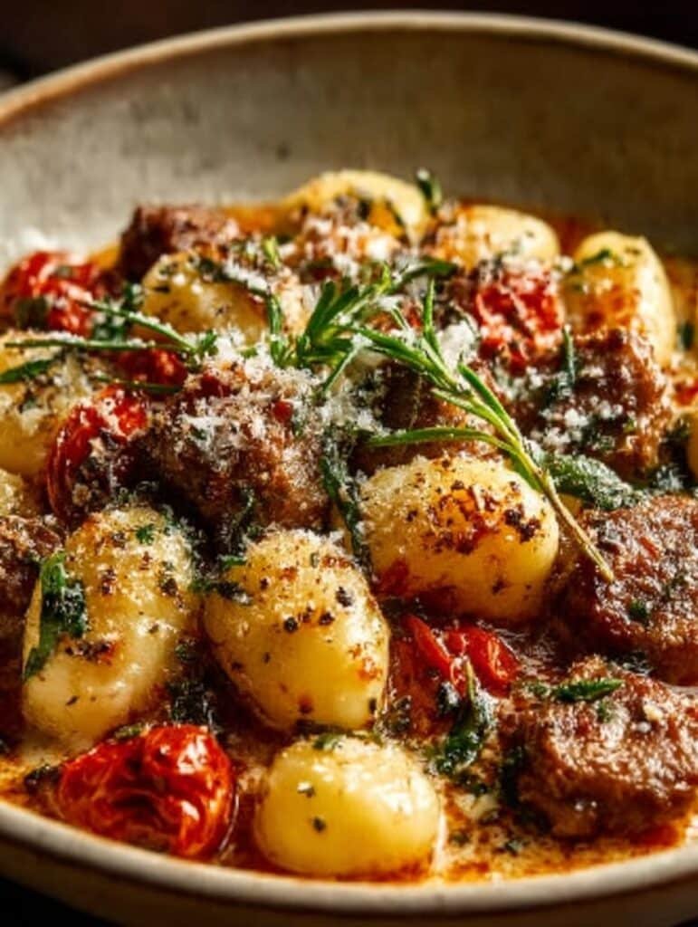 Creamy Italian Sausage Gnocchi