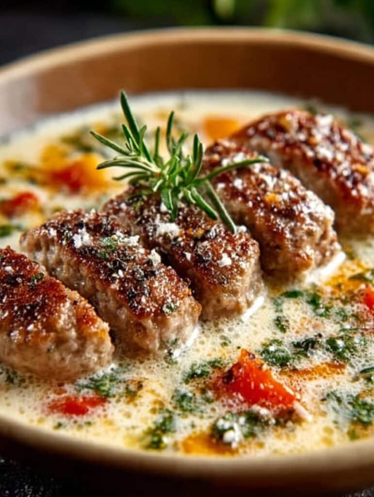 Creamy Parmesan Italian Sausage