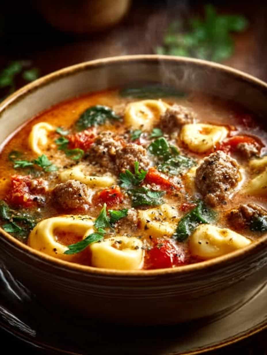 Crockpot Sausage Tortellini Soup: 7 Hearty Ingredients - Crockpot Sausage Tortellini Soup - main visual representation