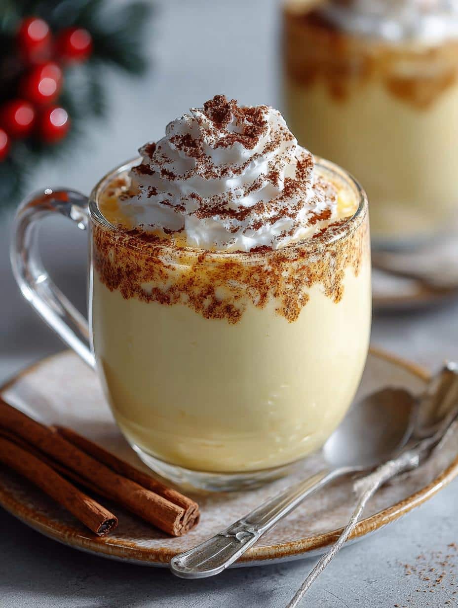 Homemade Eggnog: 7 Steps to a Creamy Holiday Delight - Eggnog - additional detail