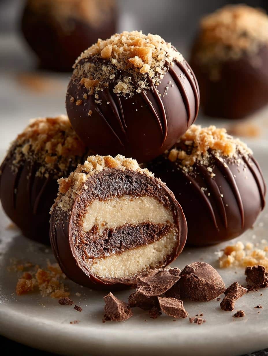 Delicious Eggnog Chocolate Truffles for the Holidays - Eggnog Chocolate Truffles - additional detail
