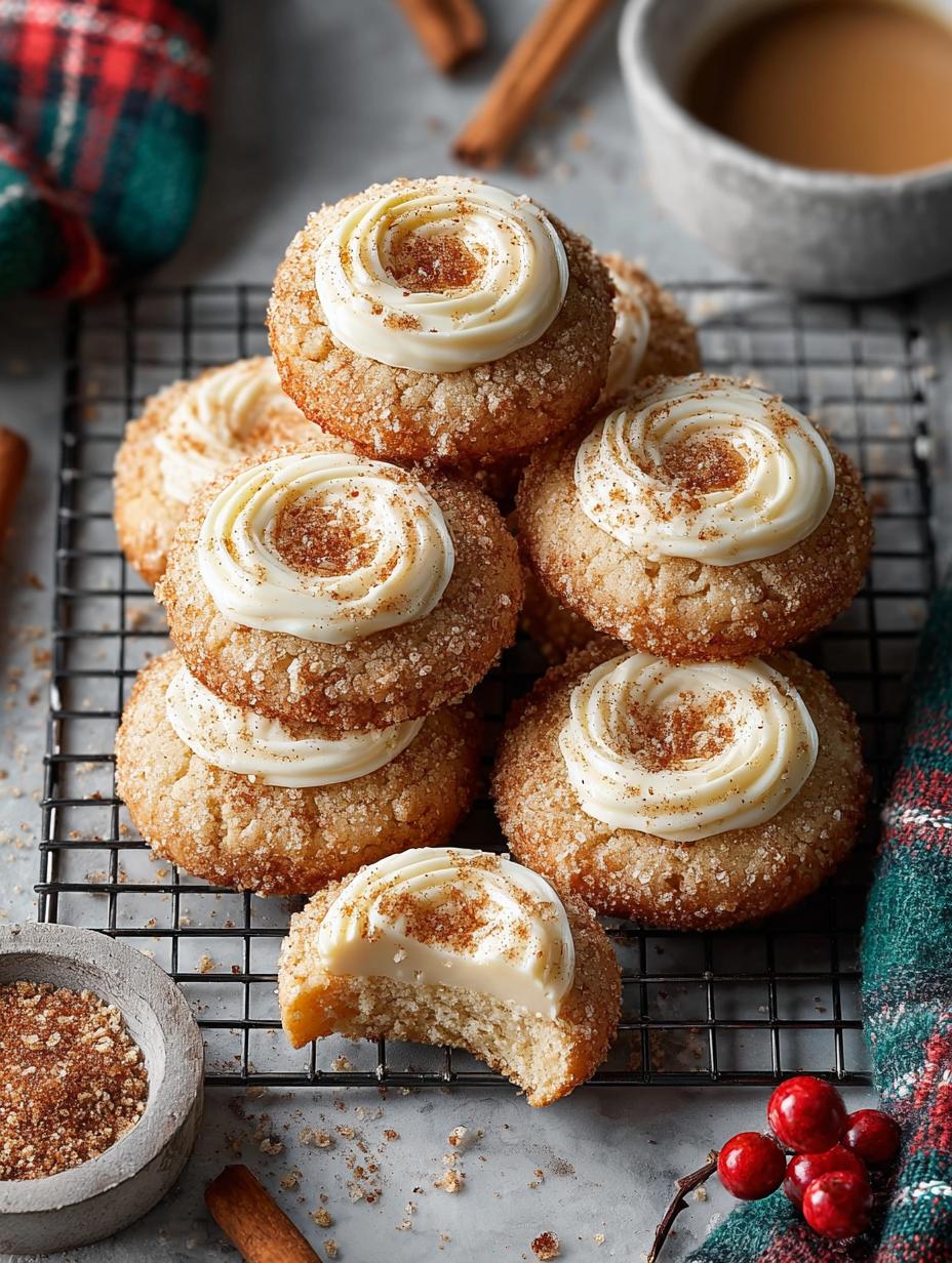 Delicious Eggnog Thumbprint Cookies for the Holidays - Eggnog Thumbprint Cookies - main visual representation