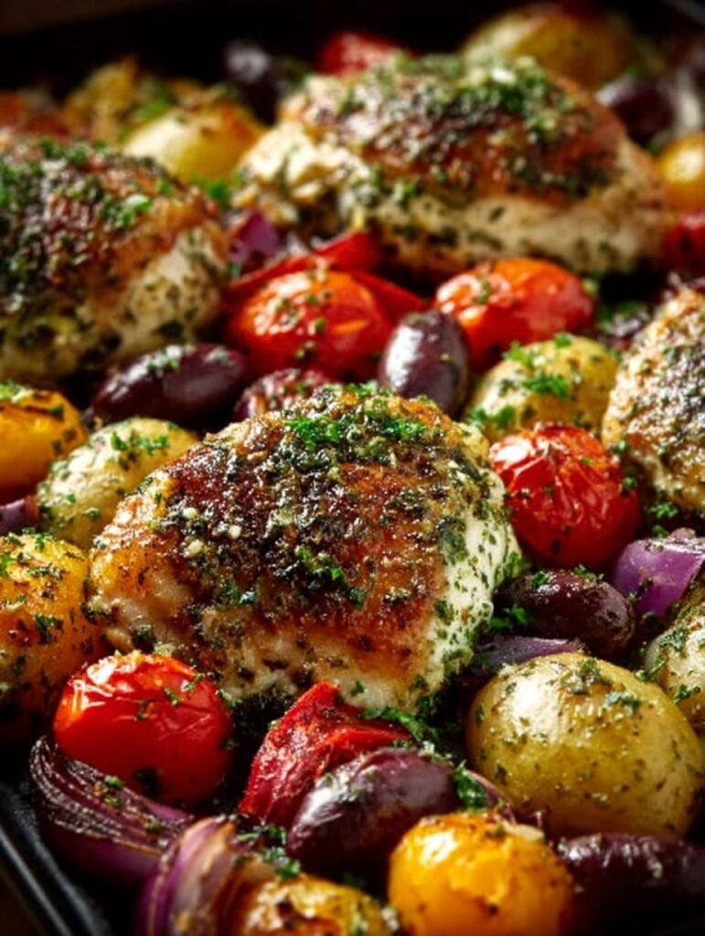 Greek Sheet Pan Chicken