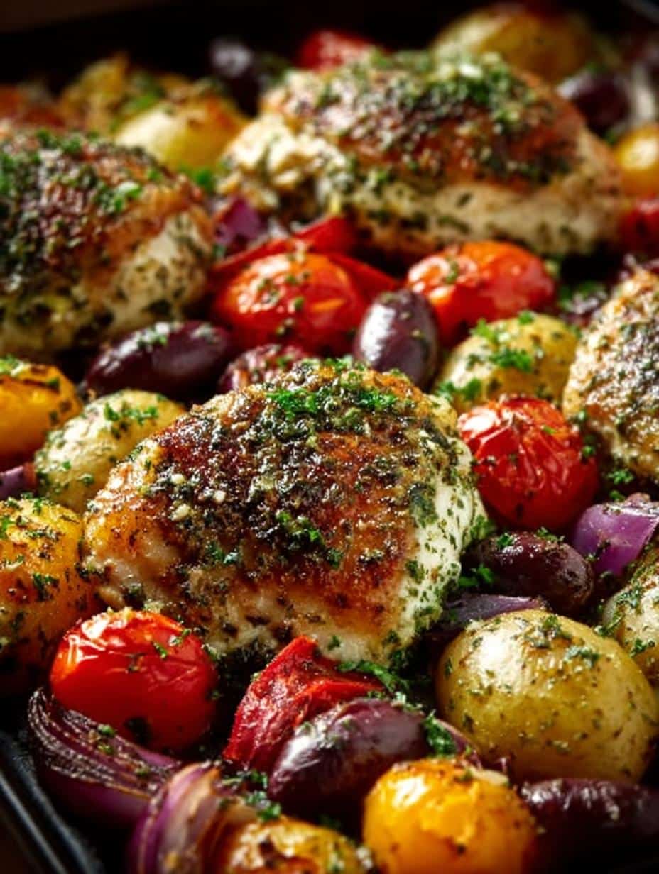 Greek Sheet Pan Chicken