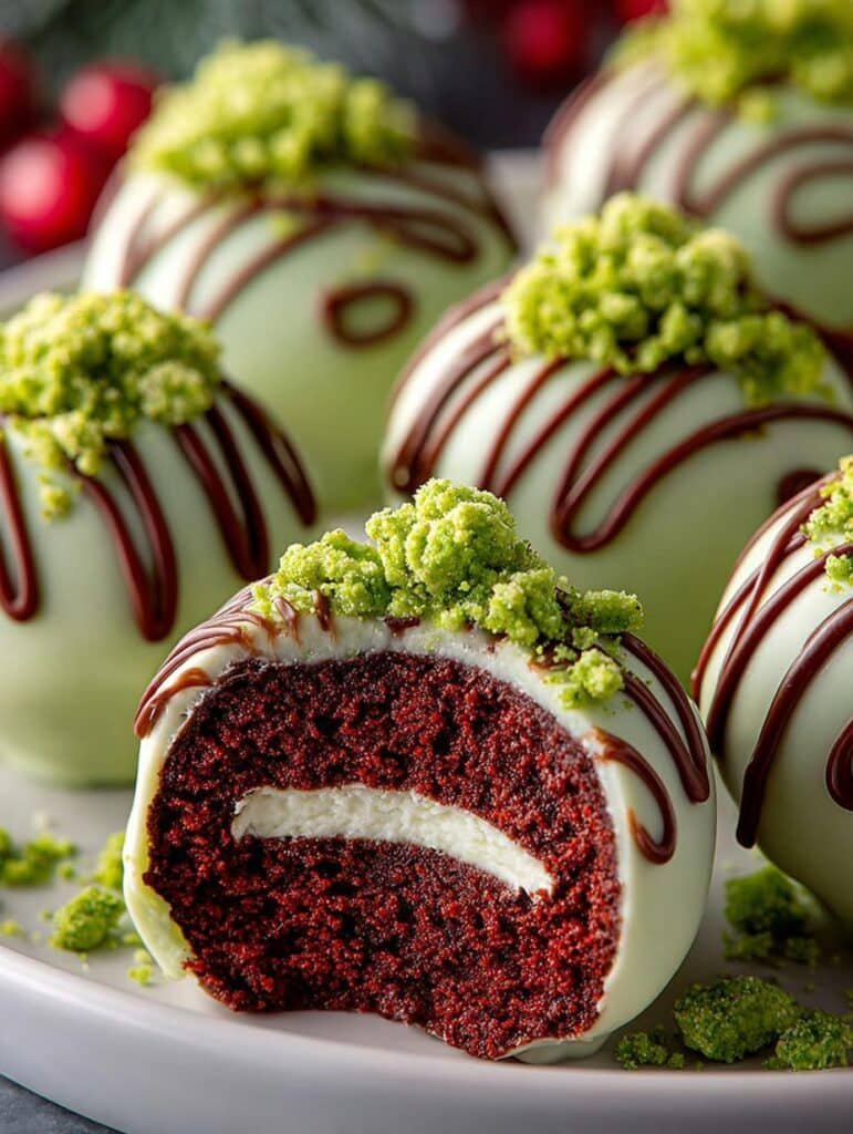 Grinch Oreo Balls