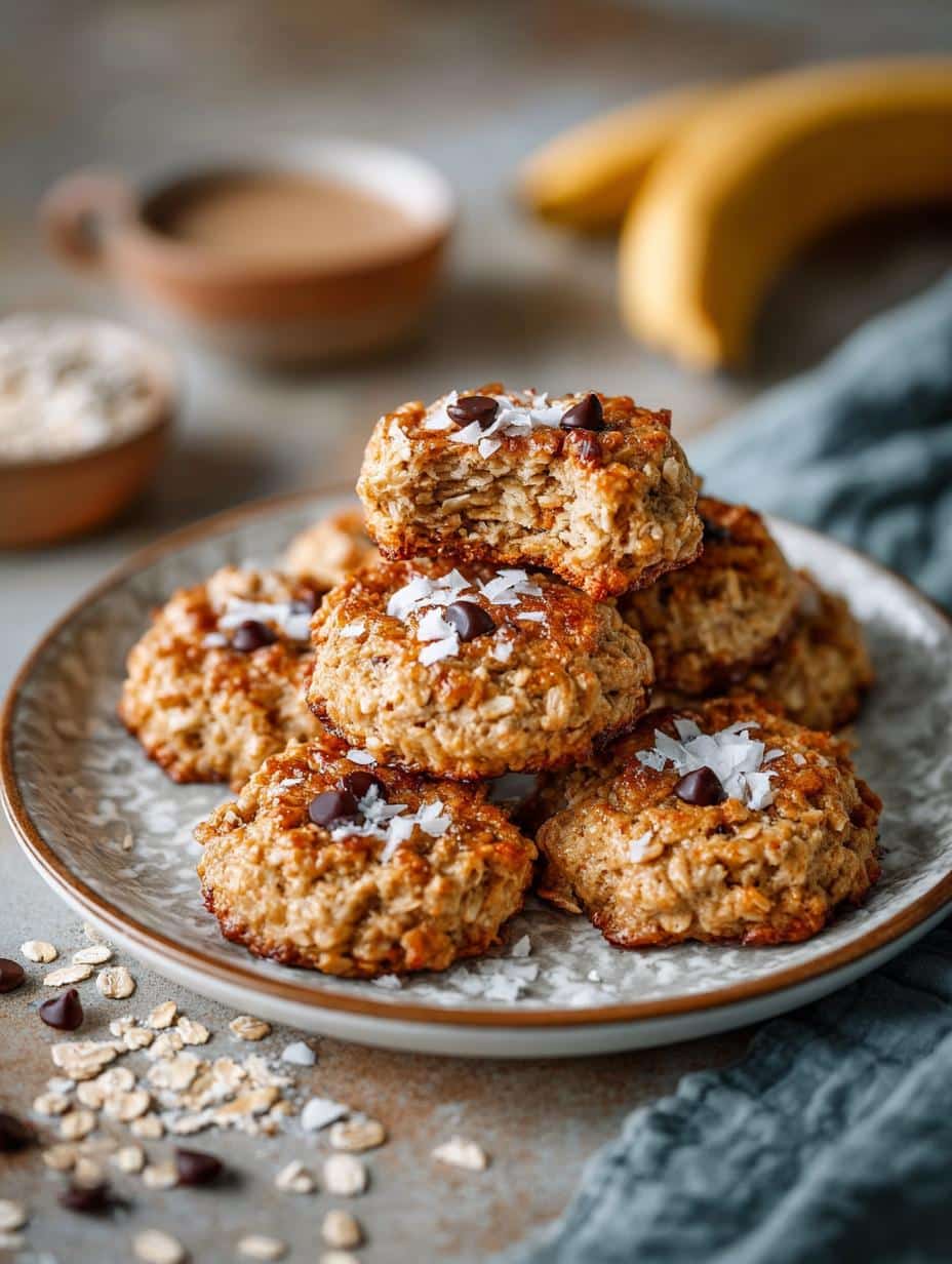 Healthy Breakfast Cookies with Banana and Oats Recipe - Healthy Breakfast Cookies with - additional detail