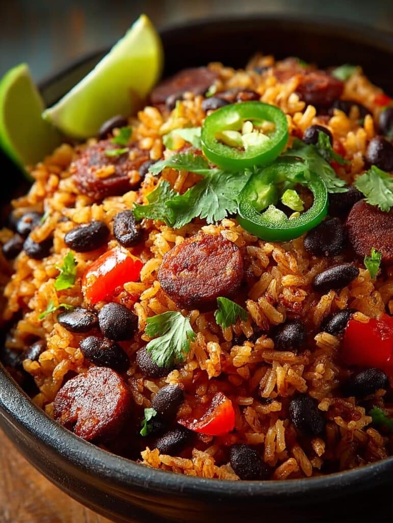 Hearty Black Beans Rice