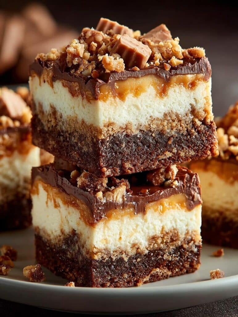 Heath Toffee Cheesecake Brownies