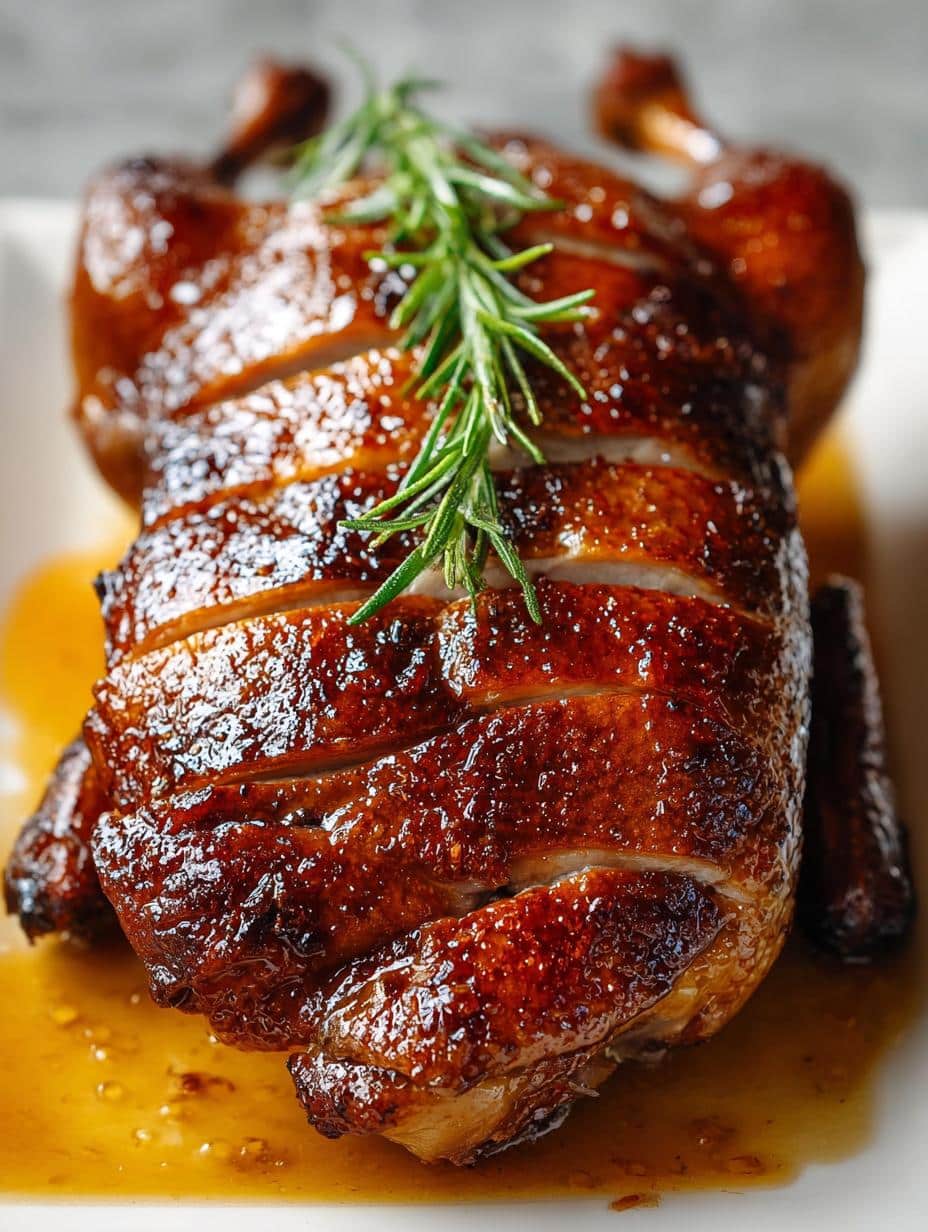 Honey Balsamic Roast Duck