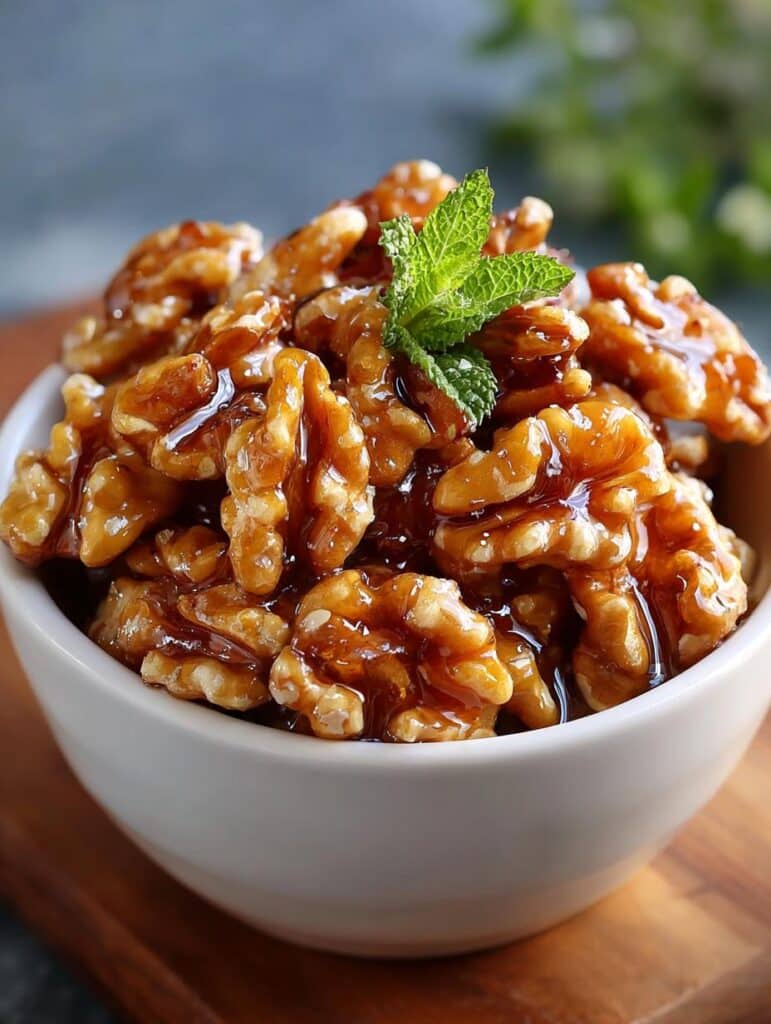 Honey Glazed Walnuts