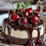 Indulge Chocolate Cherry Cheesecake