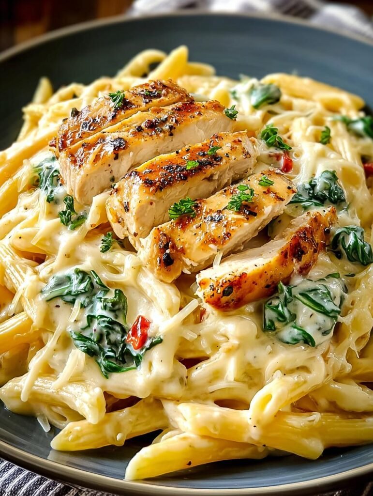 Irresistible Cheesy Chicken Pasta