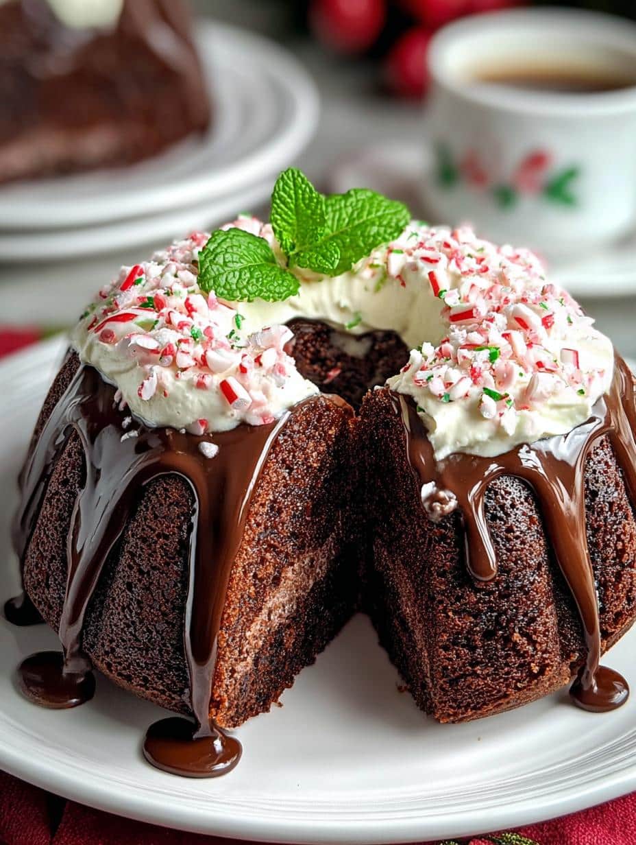 Irresistible Peppermint Mocha Bundt Cake Delight - Irresistible Peppermint Mocha Bundt - main visual representation