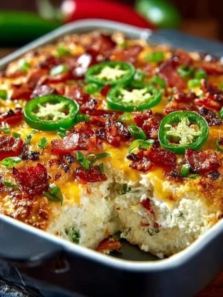 Jalapeno Popper Casserole You