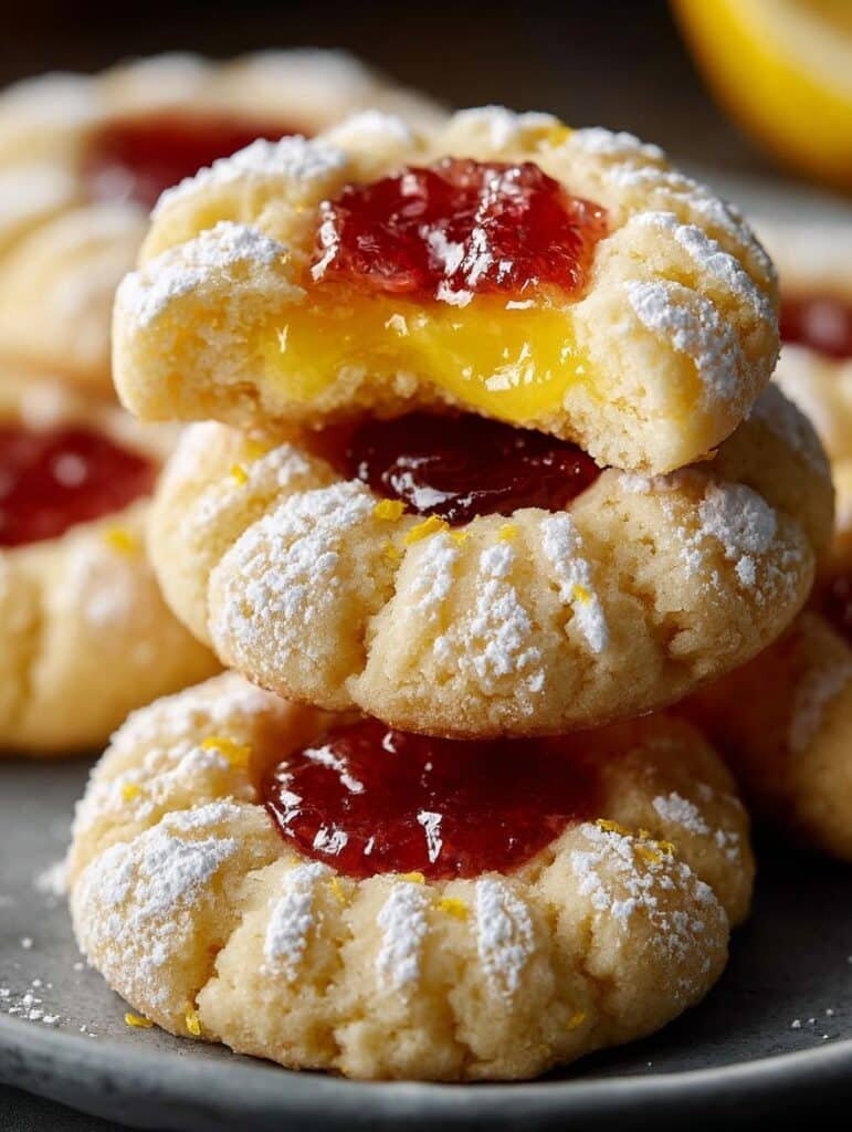 Lemon Thumbprint Cookies Steps